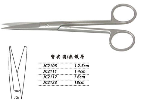 金鐘手術剪 JC2123