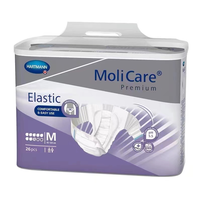 保赫曼妙力金裝彈性搭扣式尿褲（夜用型） 中號MoliCare Pr. Elastic 8D M P26