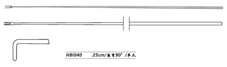 金鐘顯微喉鉤 H8I040