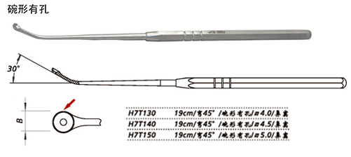 金鐘鼻竇刮匙 H7T130