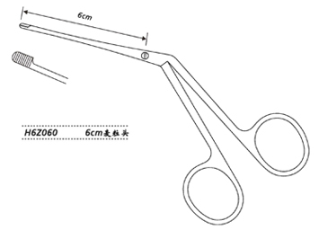 金鐘耳異物鉗H6Z060