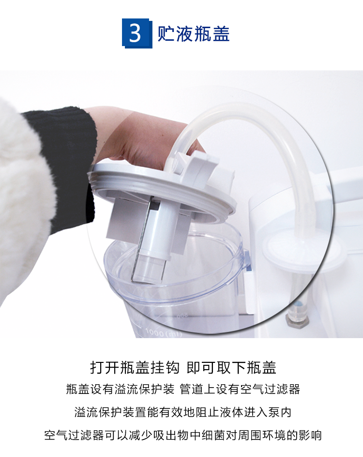 斯曼峰手提式電動吸痰器