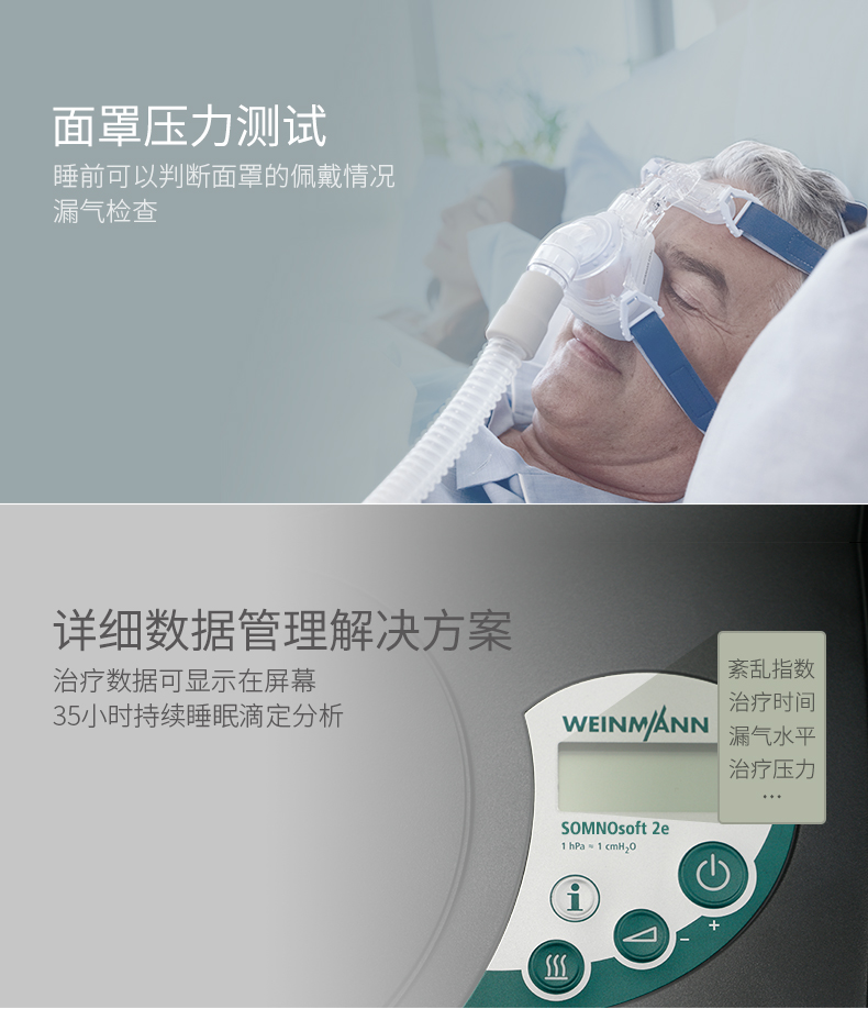 萬曼呼吸機 soft 2E 睡眠呼吸機 打鼾打呼嚕止鼾機