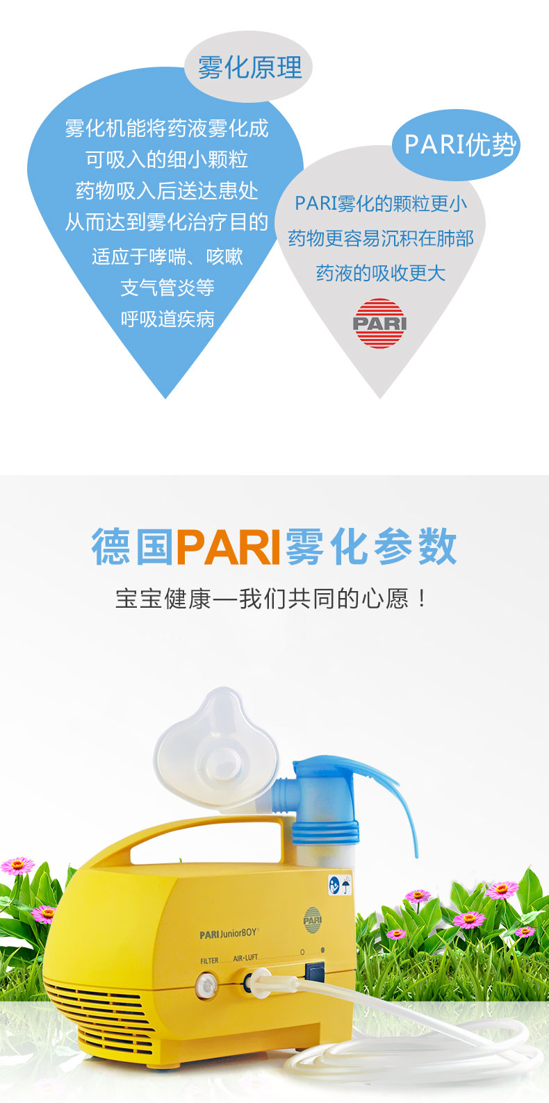 PARI霧化器 兒童霧化器