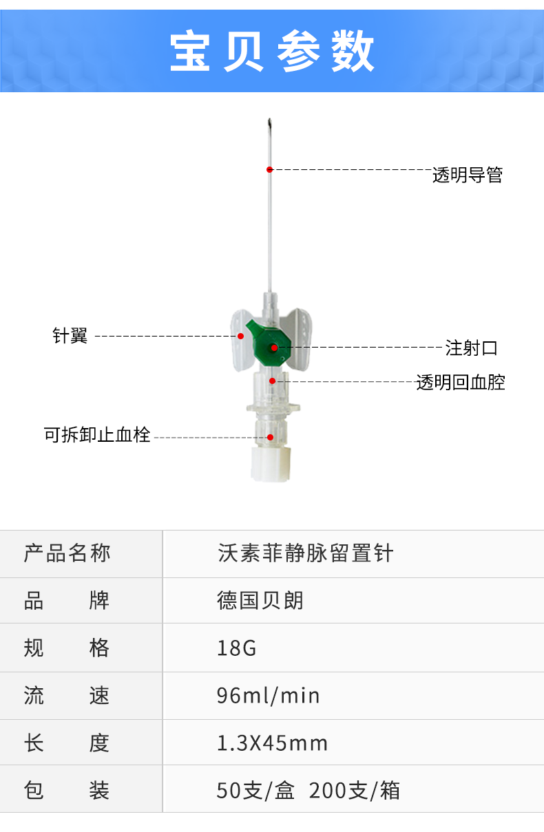 加藥壺靜脈留置針 Vasofix沃素菲